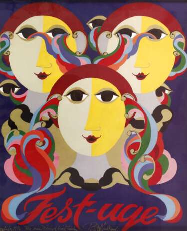 Bjørn Wiinblad, "Fest-uge" - photo 1 Bjørn Wiinblad, "Fest-uge" - photo 1