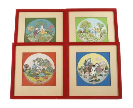 Bjørn Wiinblad, "Jahresreigen" - photo 1 Bjørn Wiinblad, "Jahresreigen" - photo 1