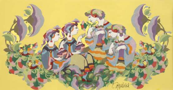 Bjørn Wiinblad, Figurative Szene - photo 1 Bjørn Wiinblad, Figurative Szene - photo 1