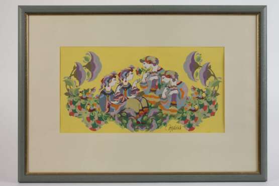 Bjørn Wiinblad, Figurative Szene - photo 2 Bjørn Wiinblad, Figurative Szene - photo 2