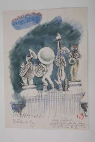 F. W. Bernstein, Konvolut Karikaturen - photo 2