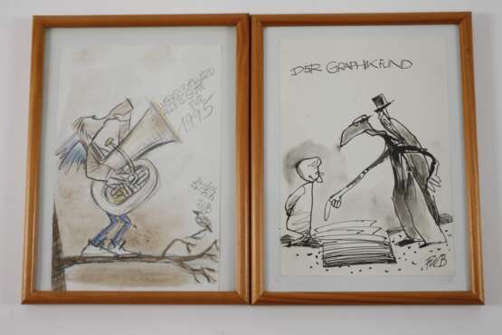 F. W. Bernstein, Konvolut Karikaturen - photo 4