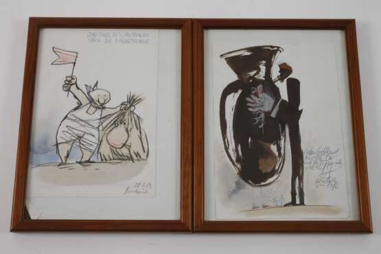 F. W. Bernstein, Konvolut Karikaturen - photo 5