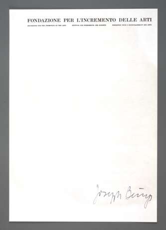 Josef Beuys, "Fettbrief" - photo 1 Josef Beuys, "Fettbrief" - photo 1