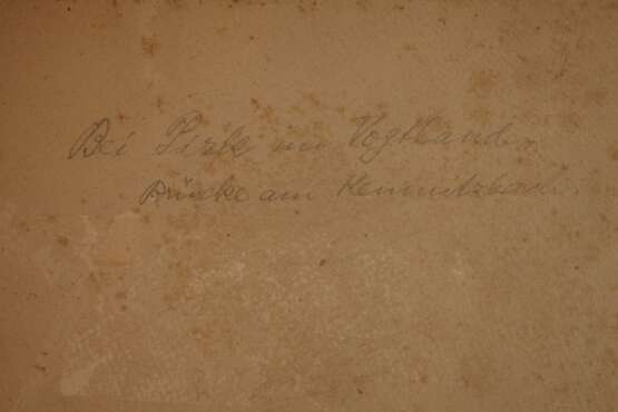 Ernst Frommhold, "Brücke am Kemnitzbach" - Foto 4 Ernst Frommhold, "Brücke am Kemnitzbach" - Foto 4