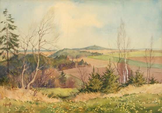 Siegfried Hauffe, Blick zum Kuhberg - Foto 1 Siegfried Hauffe, Blick zum Kuhberg - Foto 1