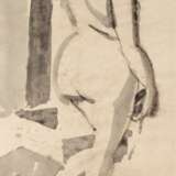 Hermann Glöckner, Stehender Rückenakt - фото 1