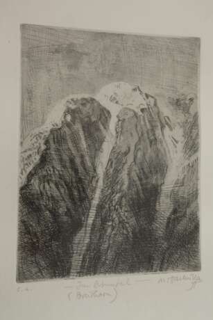 Ulrich Hachulla, Graphikkonvolut mit Landschaften - Foto 2