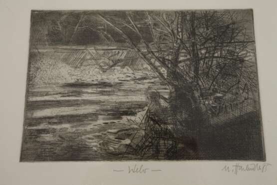 Ulrich Hachulla, Graphikkonvolut mit Landschaften - Foto 5