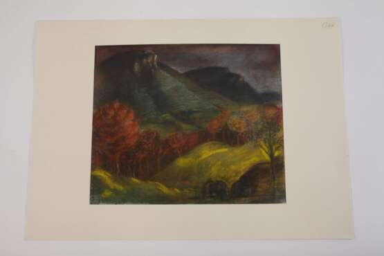 Wilhelm Lachnit, Herbst in der Sächsischen Schweiz - Foto 3 Wilhelm Lachnit, Herbst in der Sächsischen Schweiz - Foto 3