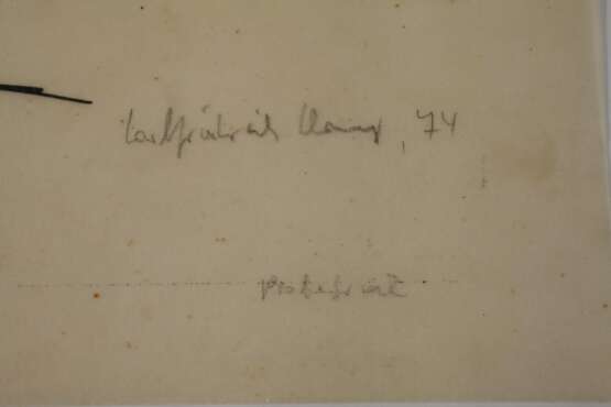 Carlfriedrich Claus, "Handreflektion" - photo 3