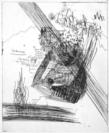 Carlfriedrich Claus, Komposition mit Schrift - фото 1