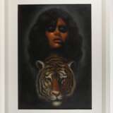 Manfred Leibl, Mädchenportrait mit Tigerkopf - photo 2