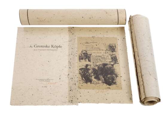 Frank Ruddigkeit, "Groteske Köpfe..." - photo 1 Frank Ruddigkeit, "Groteske Köpfe..." - photo 1