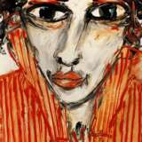 Jean Schmiedel, Frau mit rotgestreifter Bluse - photo 1