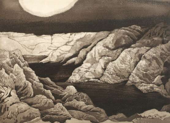 Peter Sylvester, Mondscheinlandschaft - photo 1