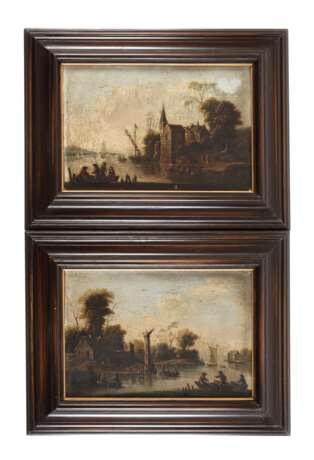 Paar spätbarocke Hafenszenen - фото 1