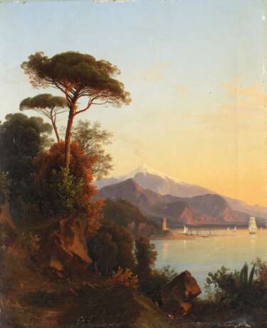 Theodor Goldstein, Abendliche Ansicht des Vesuvs - photo 1 Theodor Goldstein, Abendliche Ansicht des Vesuvs - photo 1