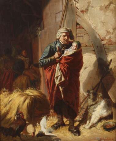 Otto Edmund Günther, Das umsorgte Enkelkind - Foto 1 Otto Edmund Günther, Das umsorgte Enkelkind - Foto 1