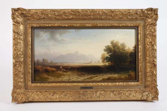 Karl Heilmayer, Märzenlandschaft mit Bauer beim Pflügen - фото 2 Karl Heilmayer, Märzenlandschaft mit Bauer beim Pflügen - фото 2