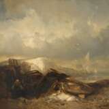 Charles Hoguet, Fischerboote am Strand - фото 1