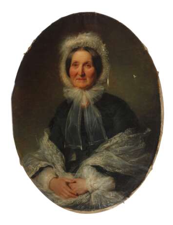 Carl Jäger, attr., Damenportrait - Foto 1 Carl Jäger, attr., Damenportrait - Foto 1