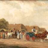 Ernö Lanyi, Ländliche Szene mit Kutsche - photo 1