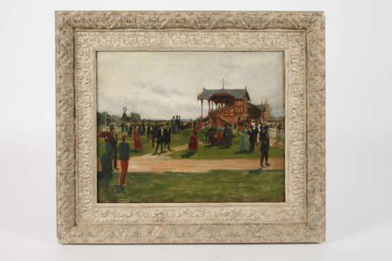 Lienard, Gesellschaft auf der Pferderennbahn - photo 2 Lienard, Gesellschaft auf der Pferderennbahn - photo 2