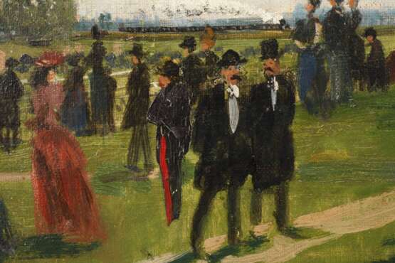 Lienard, Gesellschaft auf der Pferderennbahn - photo 4 Lienard, Gesellschaft auf der Pferderennbahn - photo 4