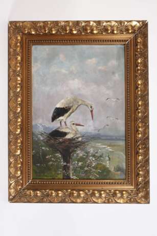 Moritz Müller-München, Störche im Nest - photo 2