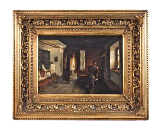 Laura Rohrwasser, Sinnender Bauer im Interieur - Foto 1 Laura Rohrwasser, Sinnender Bauer im Interieur - Foto 1