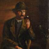 Laura Rohrwasser, Sinnender Bauer im Interieur - Foto 4