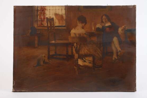 Wilhelm Schreuer, Galante Szene im Interieur - photo 2 Wilhelm Schreuer, Galante Szene im Interieur - photo 2