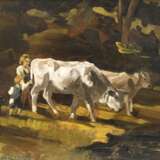 Willem de Zwart, attr., Bäuerin mit Kühen - photo 1