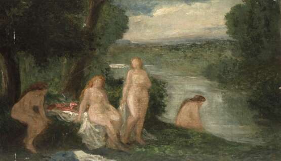 Studie mit badenden Mädchen - photo 1 Studie mit badenden Mädchen - photo 1