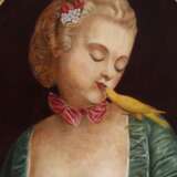 Dame mit gelbem Kanarienvogel - photo 2