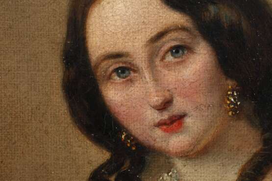 Biedermeierliches Portrait mit Frau und Kind - photo 4 Biedermeierliches Portrait mit Frau und Kind - photo 4