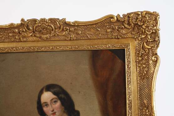 Biedermeierliches Portrait mit Frau und Kind - photo 6 Biedermeierliches Portrait mit Frau und Kind - photo 6