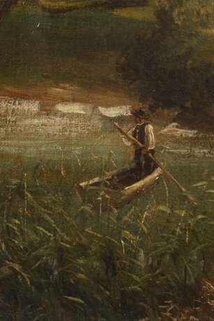 Süddeutsche Sommerlandschaft mit Fluss - photo 4 Süddeutsche Sommerlandschaft mit Fluss - photo 4