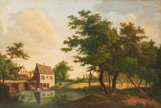 Spätbiedermeierliche Mühlenansicht - photo 1