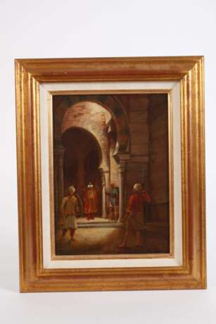 Orientalischer Herrscher mit Wachen - photo 2 Orientalischer Herrscher mit Wachen - photo 2