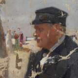 Gemäldefragment mit Strandszene - Foto 5