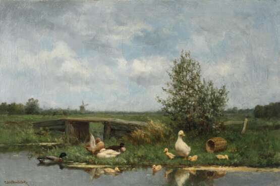 Constant Artz, Enten am Weiher - Foto 1 Constant Artz, Enten am Weiher - Foto 1