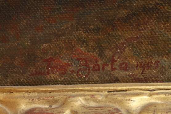 Josef Bárta, Mädchen mit Tracht im Interieur - Foto 3