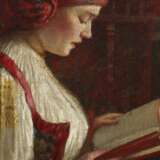 Josef Bárta, attr., Mädchen mit Buch - Foto 4