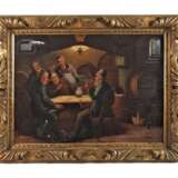 Constant Byon, attr., Kartenspieler im Weinkeller - photo 1