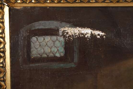 Constant Byon, attr., Kartenspieler im Weinkeller - photo 5 Constant Byon, attr., Kartenspieler im Weinkeller - photo 5