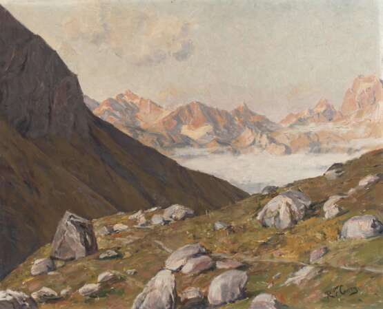 Robert Franz Curry, Sonnige Hochgebirgslandschaft - photo 1