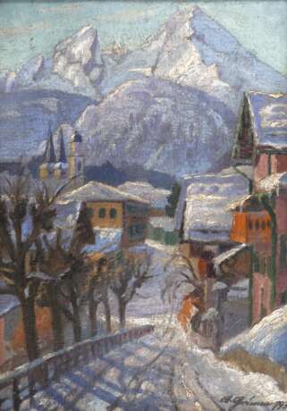 Anton Greiner, attr., Winter in Berchtesgaden - photo 1