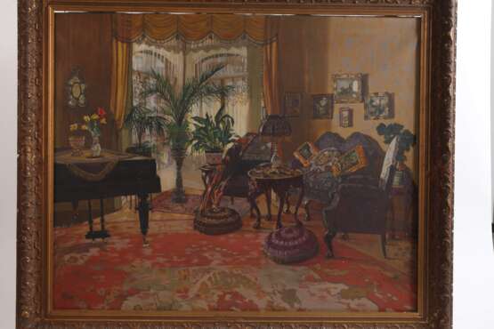 Hans Massmann, Herrschaftliches Stubeninterieur - photo 2 Hans Massmann, Herrschaftliches Stubeninterieur - photo 2